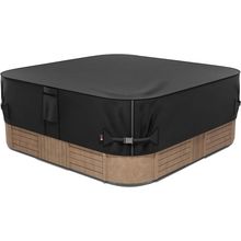 Ibirdie Outdoor Waterproof Hot Tub Cover 88 X 88 Inch Fit 85 X 85 or 86 X 86 or