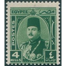 Egypt 1945 4m dark green SG294 unused