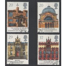 LOT#446 – GB QEII 1990, “EUROPA & GLASGOW EUROPEAN CITY OF CULTURE” FDI, F/USED