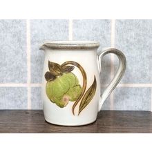 Denby Troubadour Cream Jug | Vintage Stoneware Magnolia | 1960s English Pottery