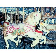 Merry-Go-Round, Polaroid Manipulation Poster Canvas Movie Film Print A0 A1 A2 A3