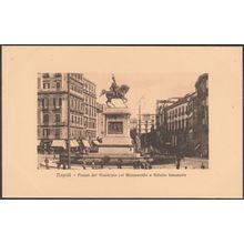 Piazza del Municipia, Napoli, c.1905-10 - Roberto Zedda Cartolina