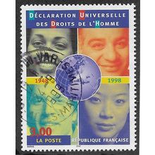 FRA 1998 3F '50TH ANN OF HUMAN RIGHTS' FINE USED (EBID55-735)