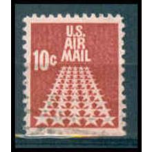 Used C72 10c 50 Stars Runway Fine BPS WA0845