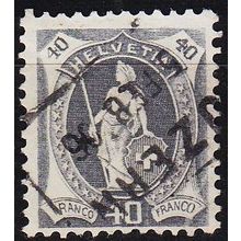 SCHWEIZ SWITZERLAND [1899] MiNr 0068 A ( O/used ) [04]