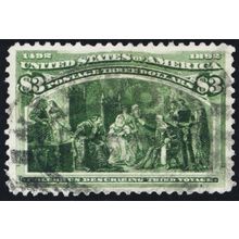243, Used $3 VF Centering - With PSAG Graded 85 Certificate * Stuart Katz