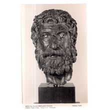 PORTRAI D' UN PHILOSOPHE, ATHENES MUSEUM, GREECE unused vintage postcard #