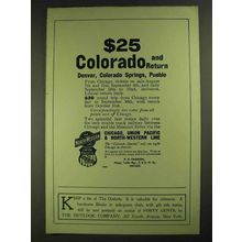 1906 Chicago, Union Pacific & North-Western Line Ad
