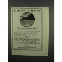 1920 Thos. Cook & Son Ad - Cape Eternity Saguenay River