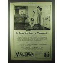 1920 Valentine's Valspar Ad - It's Lucky