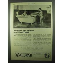 1920 Valentine's Valspar Ad - Waterproof Your Bathroom