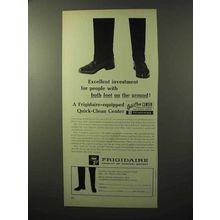 1964 Frigidaire Quick-Clean Center Ad - Feet on Ground
