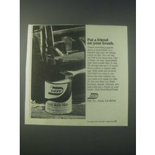 1978 Deft Clear Wood Finish Ad - Put a Friend on Your Brush