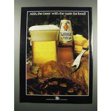 1983 Natural Light Beer Ad - The Taste for Food