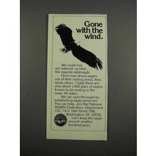 1983 National Wildlife Federation Ad - Gone With Wind
