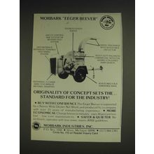 1985 Morbark Eeger Beever Ad - Originality of concept sets the standard