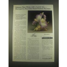 1985 The Hamilton Collection Ad - Maruri Studio Iris