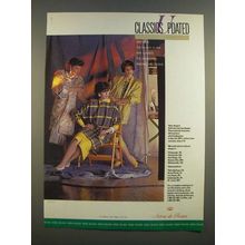 1986 Antonio De Pescara New Vogue Fashion Ad - Classics Updated