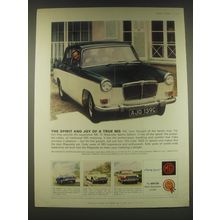 1965 MG Mk. IV Magnette Sports Saloon Ad - The spirit and joy of a true MG