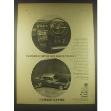 1965 Humber Sceptre Ad - The inside story of out and out luxury