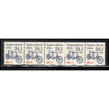 2266 24.1c Tandem Bicycle Very Fine MNH Dry Gum PNC 1/5 X1363