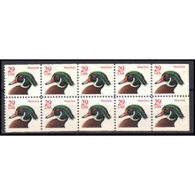 2485a 29c Wood Duck Fine MNH Pane/10 L01238