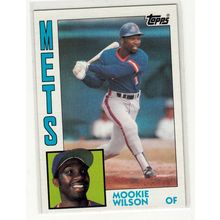 1984 Topps baseball card 465 Mookie Wilson