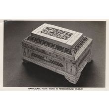 Napoleonic POW Work In Peterborough Museum RPC Postcard