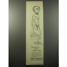 1955 Church's Shoes Ad - Connoisseurs choose Church's Shoes