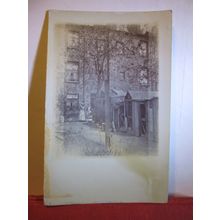 2 X MAIDS at an UNKNOWN HOUSE unused antique postcard RP =
