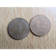 1994d 1 Pfennig Germany Coin