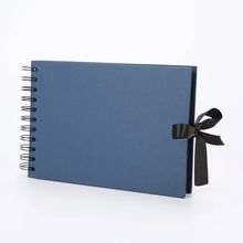 Woodside Home Living Ribbon Tie Scrap Book Style Photo Album 21.5cm x 15cm - Den