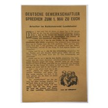 WW2 Soviet/Russian Aerial Leaflet Authored by the Communist Party of Germany.