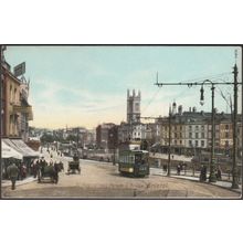 St Augustine's Parade & Bridge, Bristol, c.1905 - Wrench Postcard