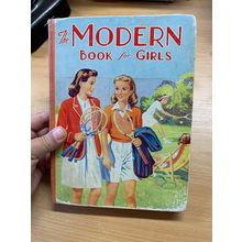 c1954 THE MODERN BOOK FOR GIRLS ANNUAL ILLUSTRATED HARDBACK BOOK (P4)