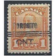 Canada 1928 SG275 1c Orange Good/Fine Used. .