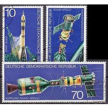 GERMANY DDR [1975] MiNr 2083-85 ( OO/used ) Raumfahrt