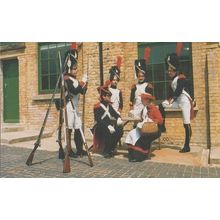Newhaven Port Military Ceremonial Waxwork Exhibit Sussex War WW2 Postcard