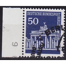 GERMANY BERLIN [1966] MiNr 0289 li ( O/used ) [01] Rand
