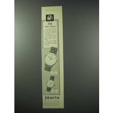 1959 Zenith Watch Ad - 752 First Prizes