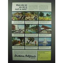 1959 Southern California Tourism Ad - See So Much