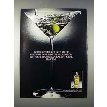 1978 Gordon's Gin Ad - Making an Exceptional Martini