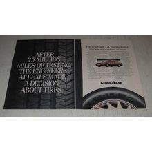 1989 Goodyear Eagle GA Touring Raial Tire Ad - After 2.7 million miles