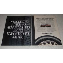 1989 Goodyear Eagle GA Touring Raial Tire Ad - Introducing a tire so advanced