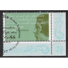 GER 2010 €0.55 'R.A SCHUMANN' (CORNER MARGIN) FINE USED (EBID54-030)