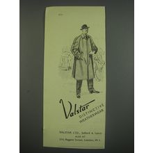1949 Valstar Weatherwear Ad
