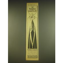 1963 Sheaffer's Pen Ad - Recognise a wonderful gift
