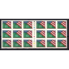 3283a 33c U.S. Flag Over Chalkboard Very Fine MNH Pane/18 P# V1111 L01039 (2)