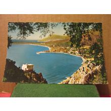 GENERAL VIEW, MENTON, FRANCE unused vintage postcard =