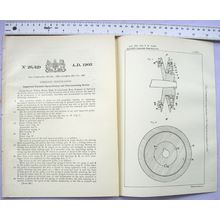 1903 Patent No. 26,429 speed pulley disconnecting device, Calbe Payne, Cranbrook